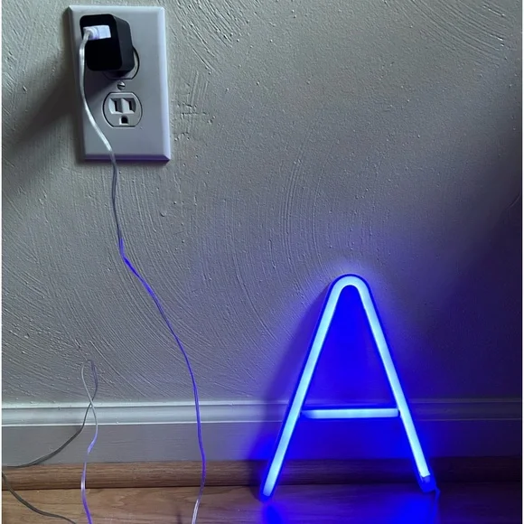 Neon letter “A” sign - Picture 2 of 4